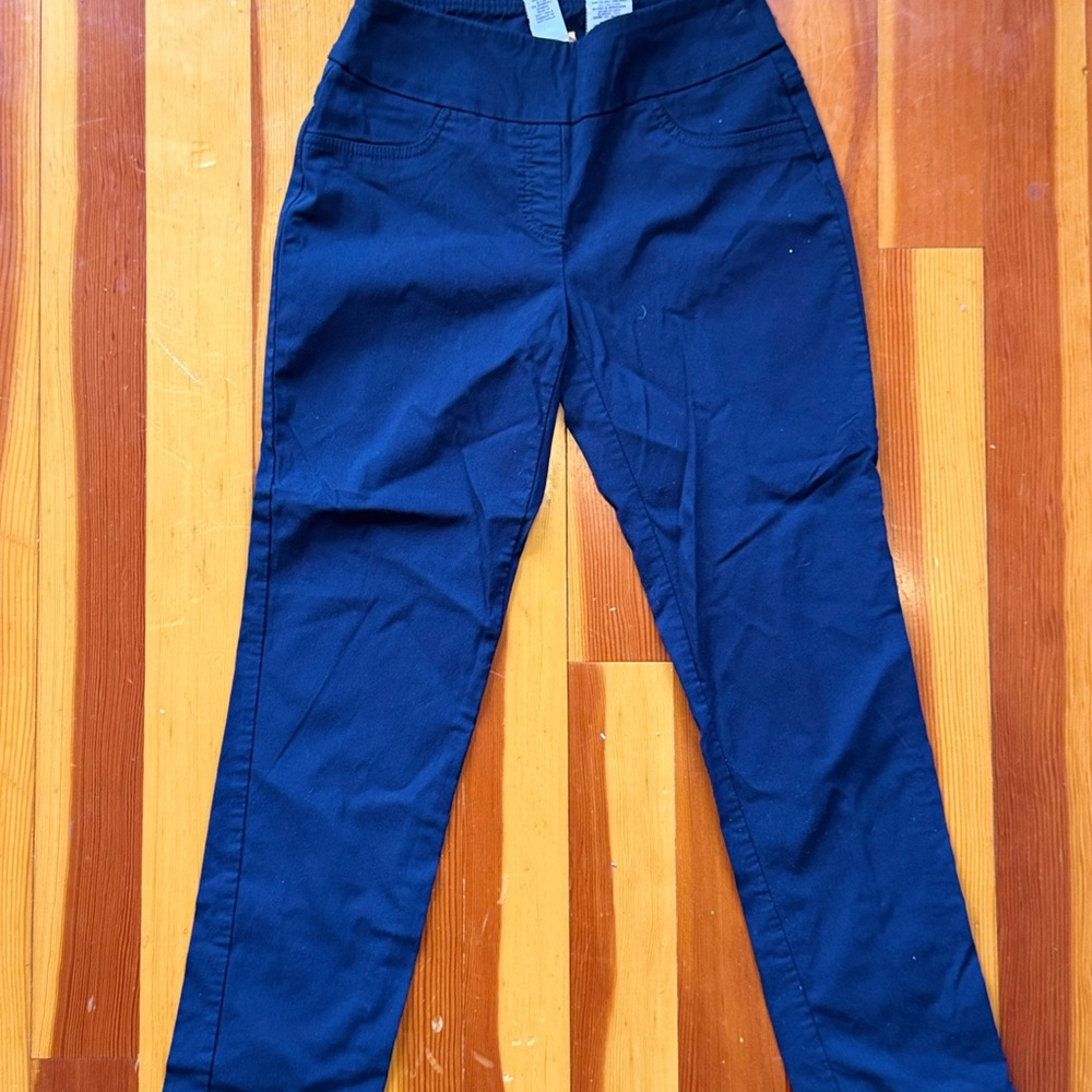 Ruby R. Petite-Navy Blue Pants